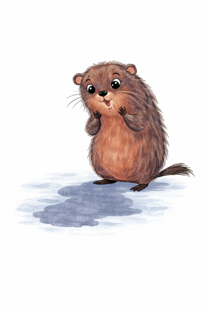 groundhog sees his shadow