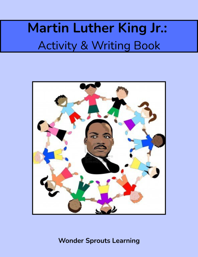 Martin Luther King Jr Activity Writing Book